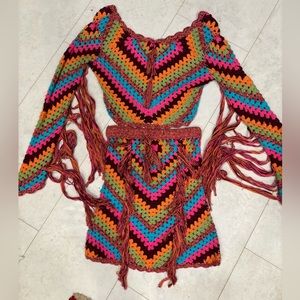 VINTAGE SPELL CROCHET SET NWOT